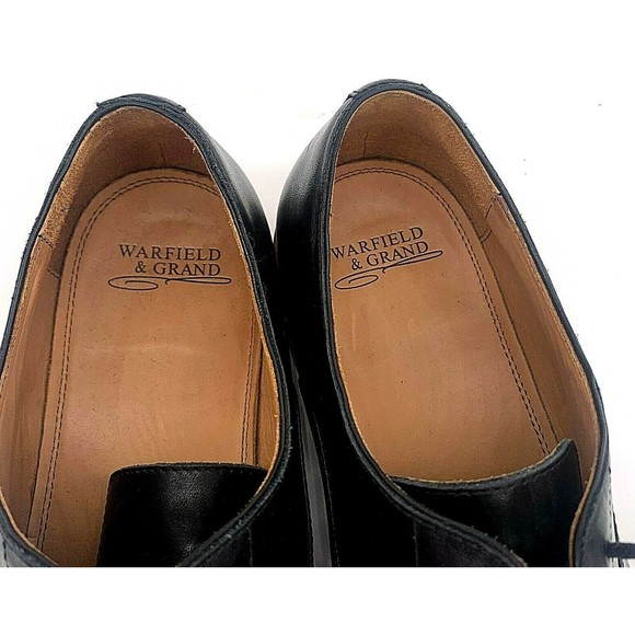 Warfield & Grand Mens Fremont Oxford Leather Dress Shoes Cap Toe Black Sz US 11 main image 7